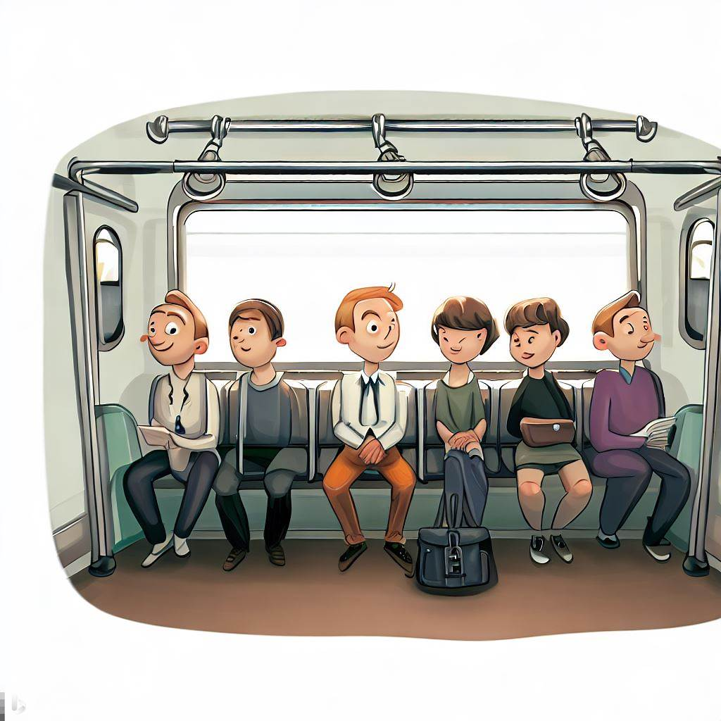 한적한 지하철 안은 마음껏 딴짓을 할 수 있다