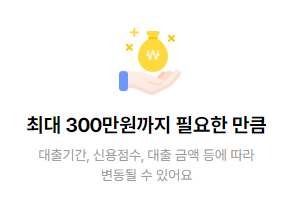 300만원 대출