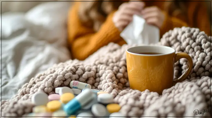 고로쇠물을-섭취하고-고로쇠물-효능으로-감기를-낫게-하기-위해-따뜻한-고로쇠물-차를-마시는-사람의-모습