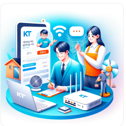 KT 인터넷 신규 가입 이미지