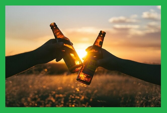 맥주병-건배