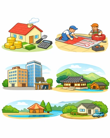 건식 온수난방 설치 과정과 구조 설명12