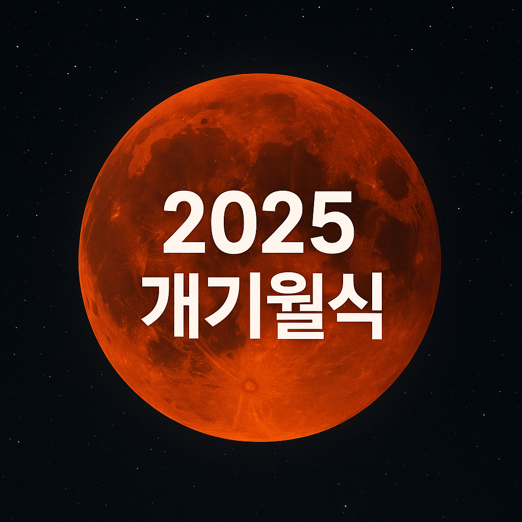 2025 개기월식 블러드문