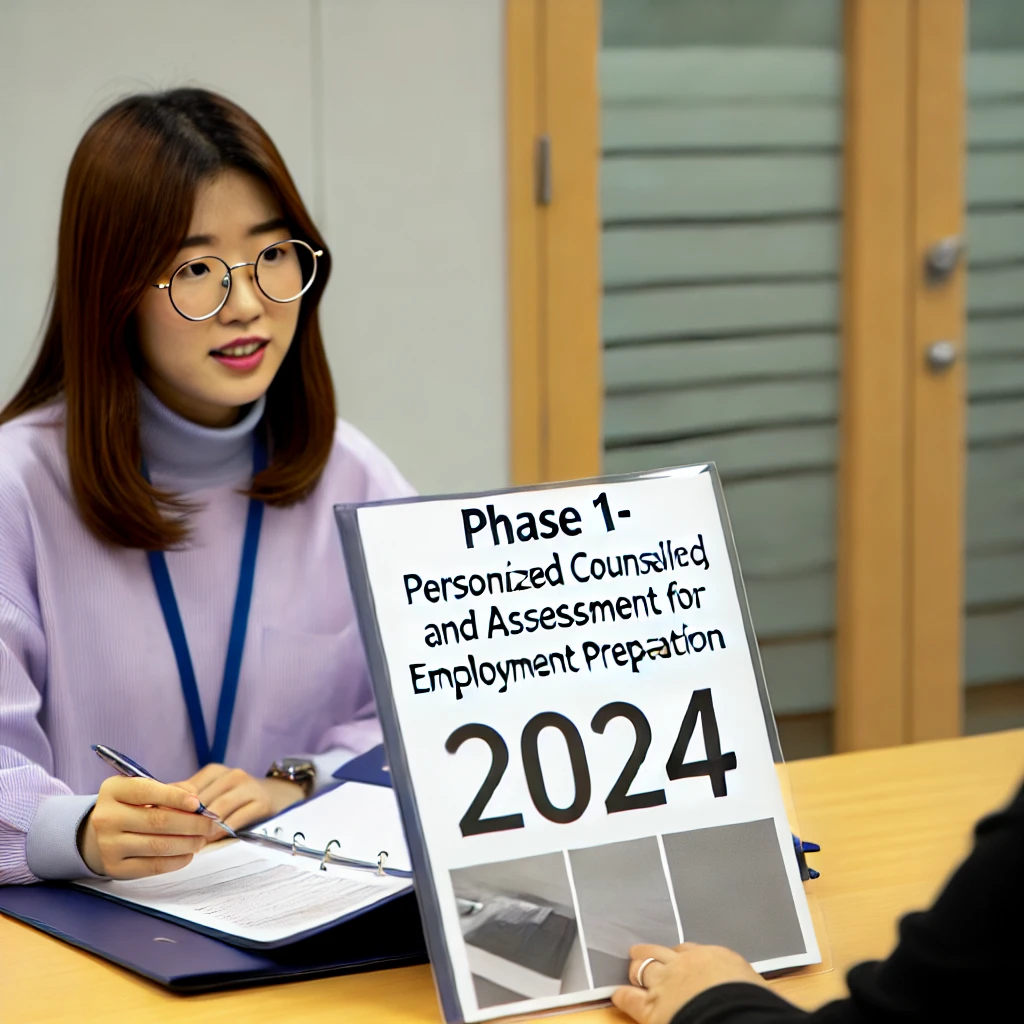 1단계 지원 서비스 - 장애인을 위한 진단 및 개인 맞춤형 상담 장면