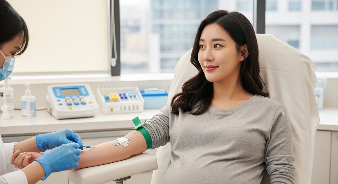 ์์ ์ด๊ธฐ ํ์ก๊ฒ์ฌ ํ๋ ์์ฐ๋ถ