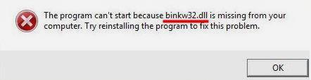 binkw32.dll 오류