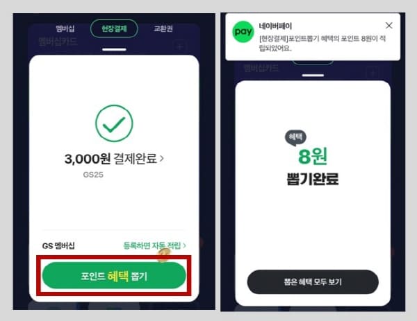 네이버페이포인트뽑기