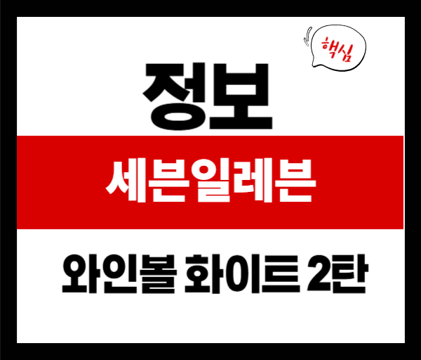 세븐일레븐 와인볼 화이트 2탄, 쇼비뇽 블랑 맛과 디자인 살펴보기