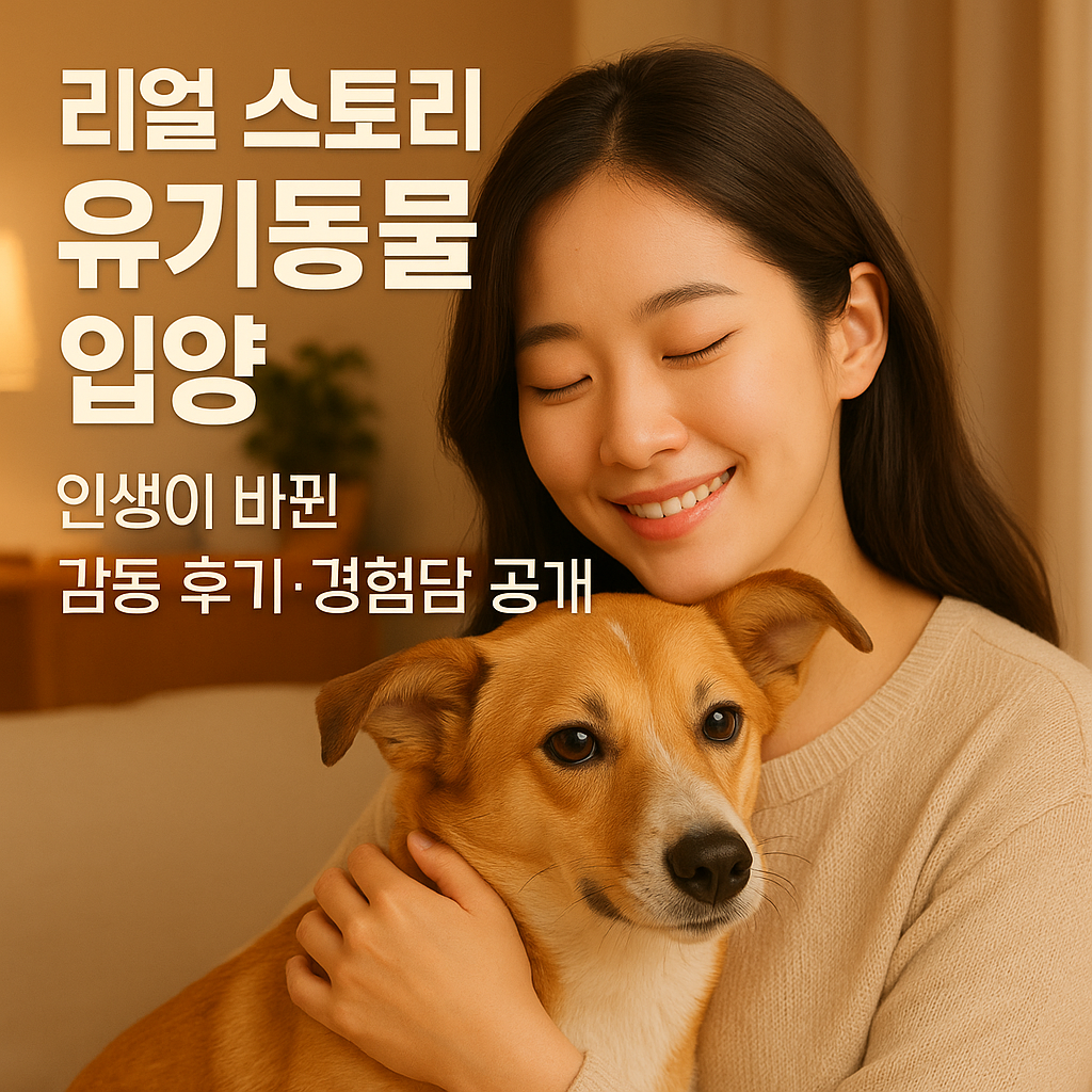 [리얼 스토리] 유기동물 입양 ｜ 인생이 바뀐 감동 후기·경험담 공개