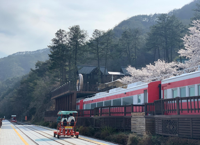 하동 섬진강 레일바이크