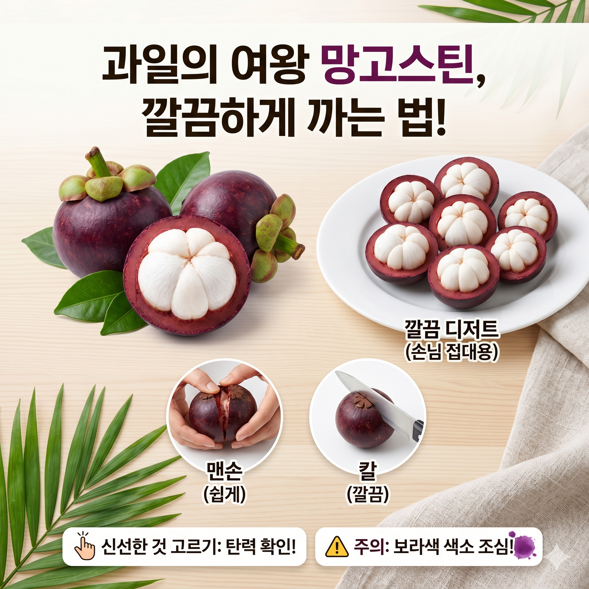 망고스틴 까는법: 손질부터 보관까지 실패 없는 완벽 가이드