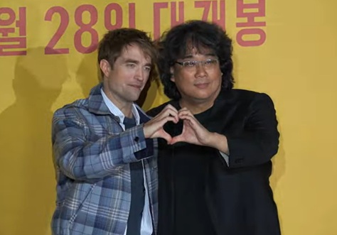 봉준호감독과 로버트 패틴슨