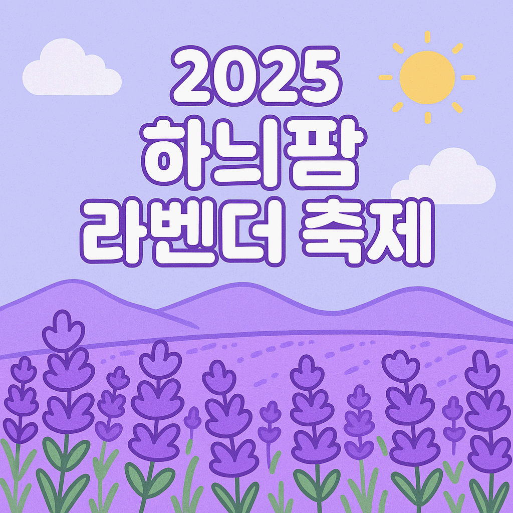 고성 하늬팜 라벤더 축제