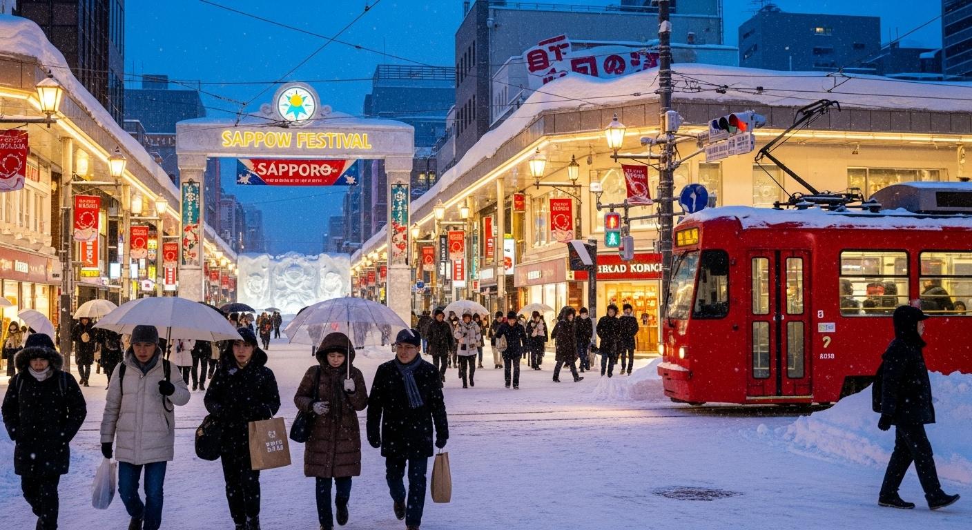 삿포로 겨울여행 시기