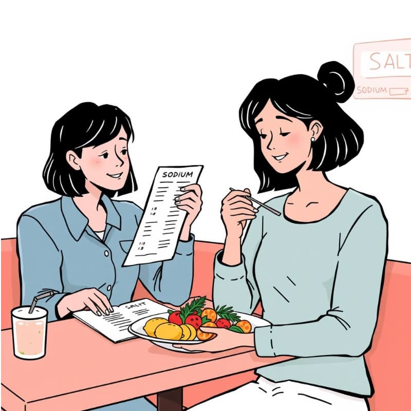 염분 조절로 혈압 스파이크 완화