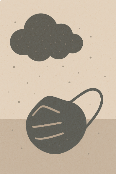 마스크와 초미세먼지