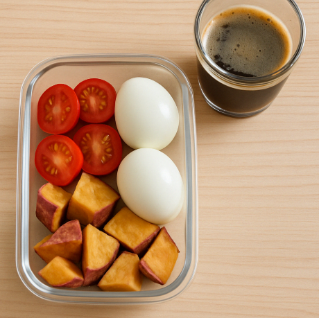 출근 전 5분완성 저탄단 단백질 아침 도시락 레시피