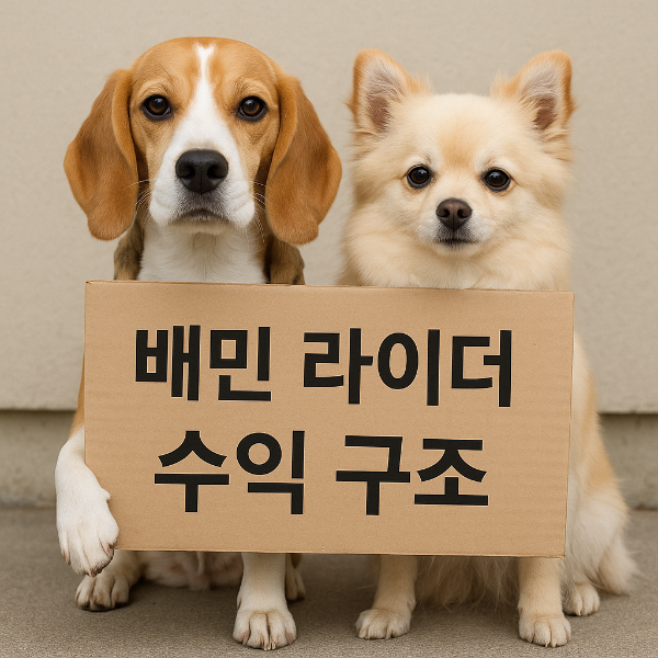 배민 라이더 수익 구조