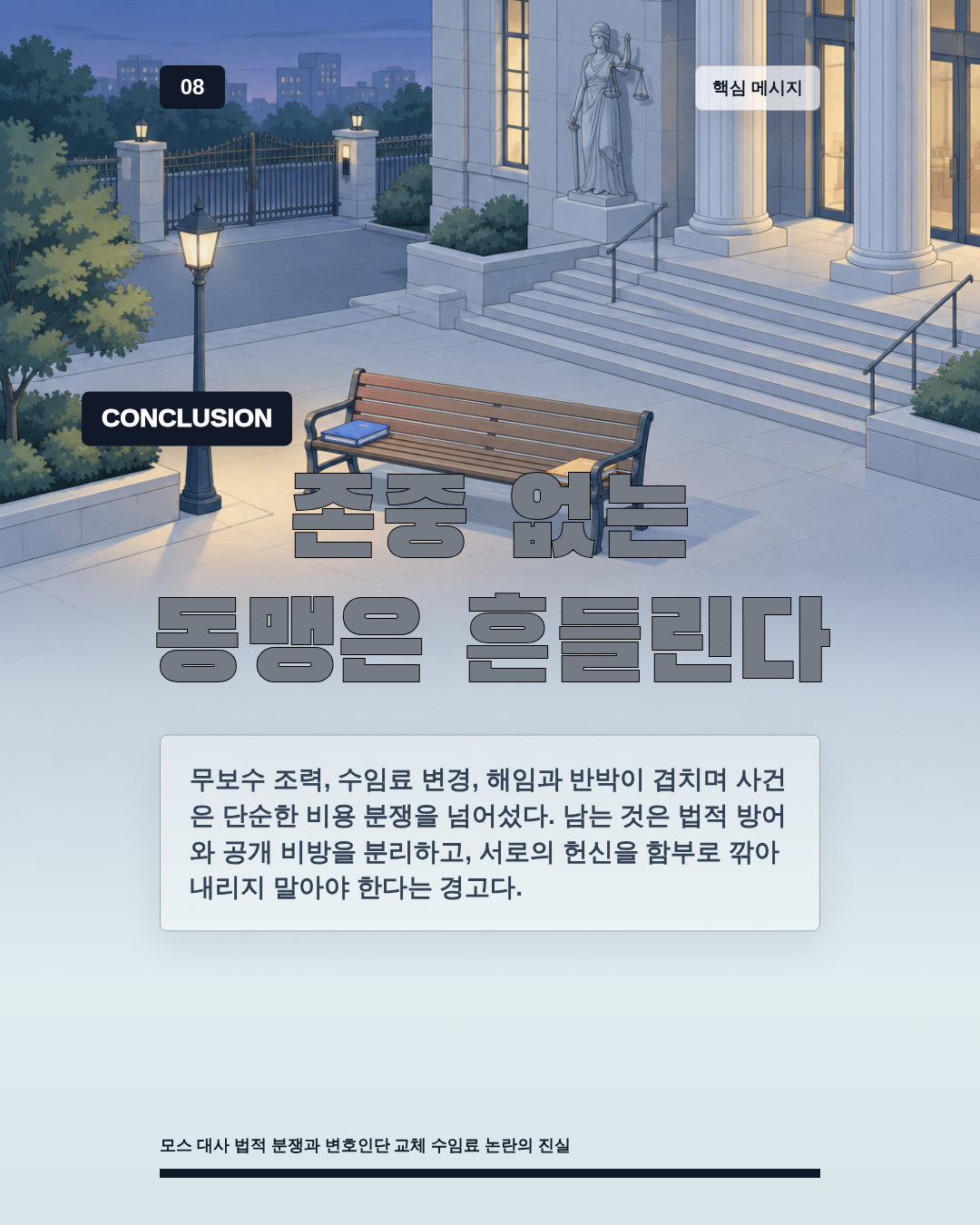 존중 없는 동맹은 흔들린다
