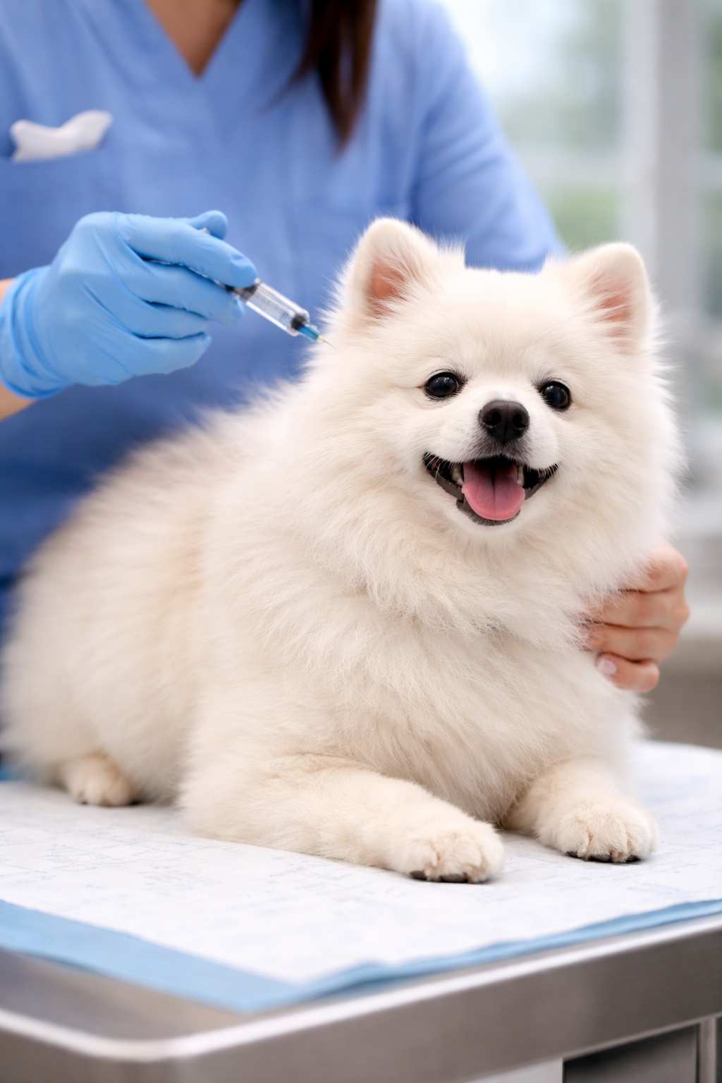 강아지 예방접종