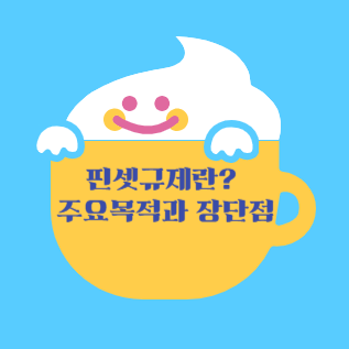 핀셋규제 주요목적과 장단점