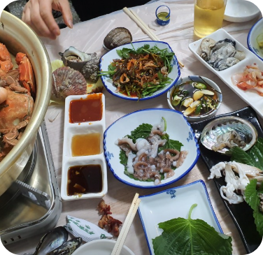 스타의고장 다찌 한상 통영 맛집