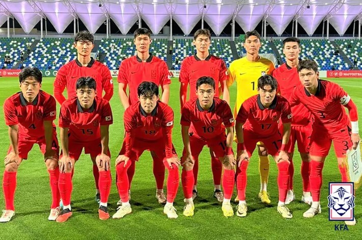 대한민국 올림픽 선수단 (출처 :대한축구협회)