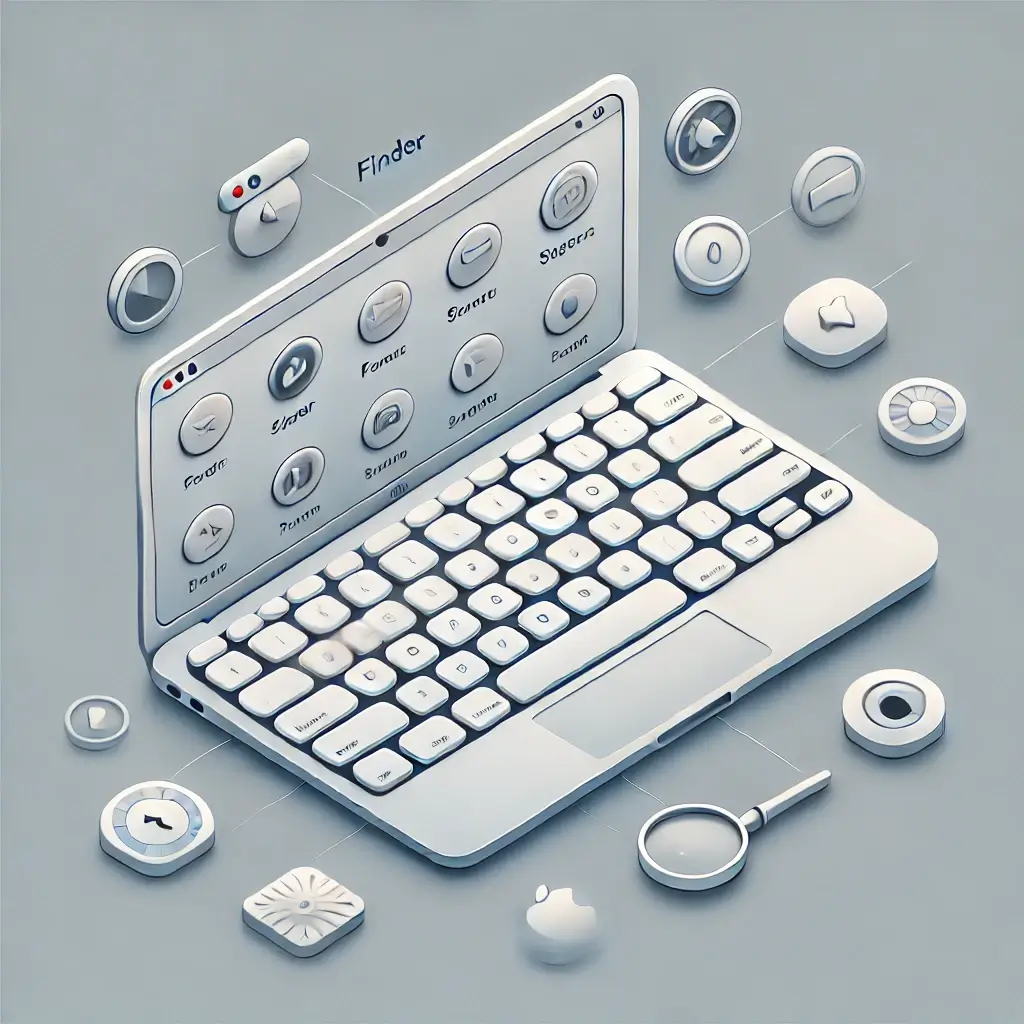 맥북의 컨셉을 시각화한 이미지