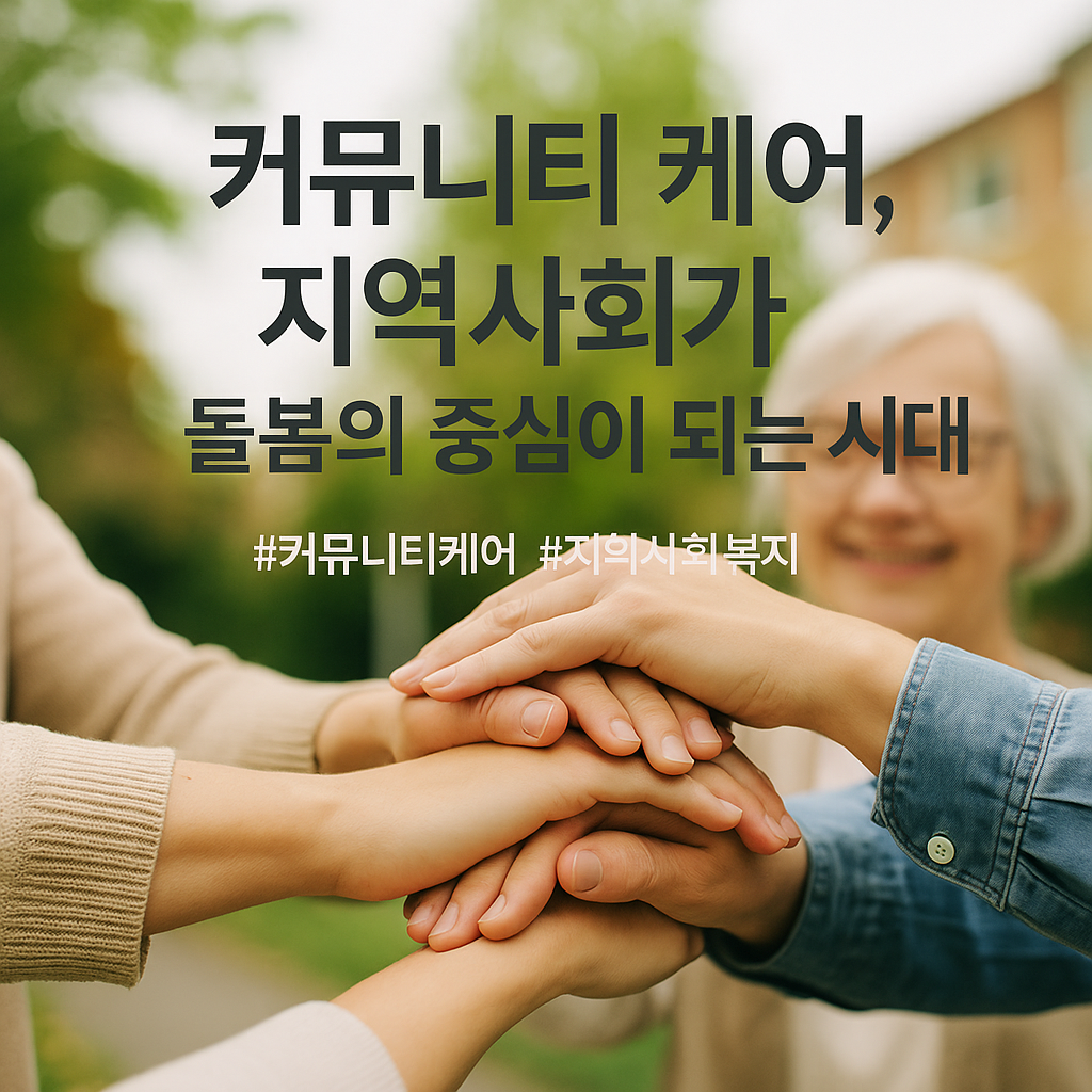 지역사회가 돌봄의 중심이 되는 시대