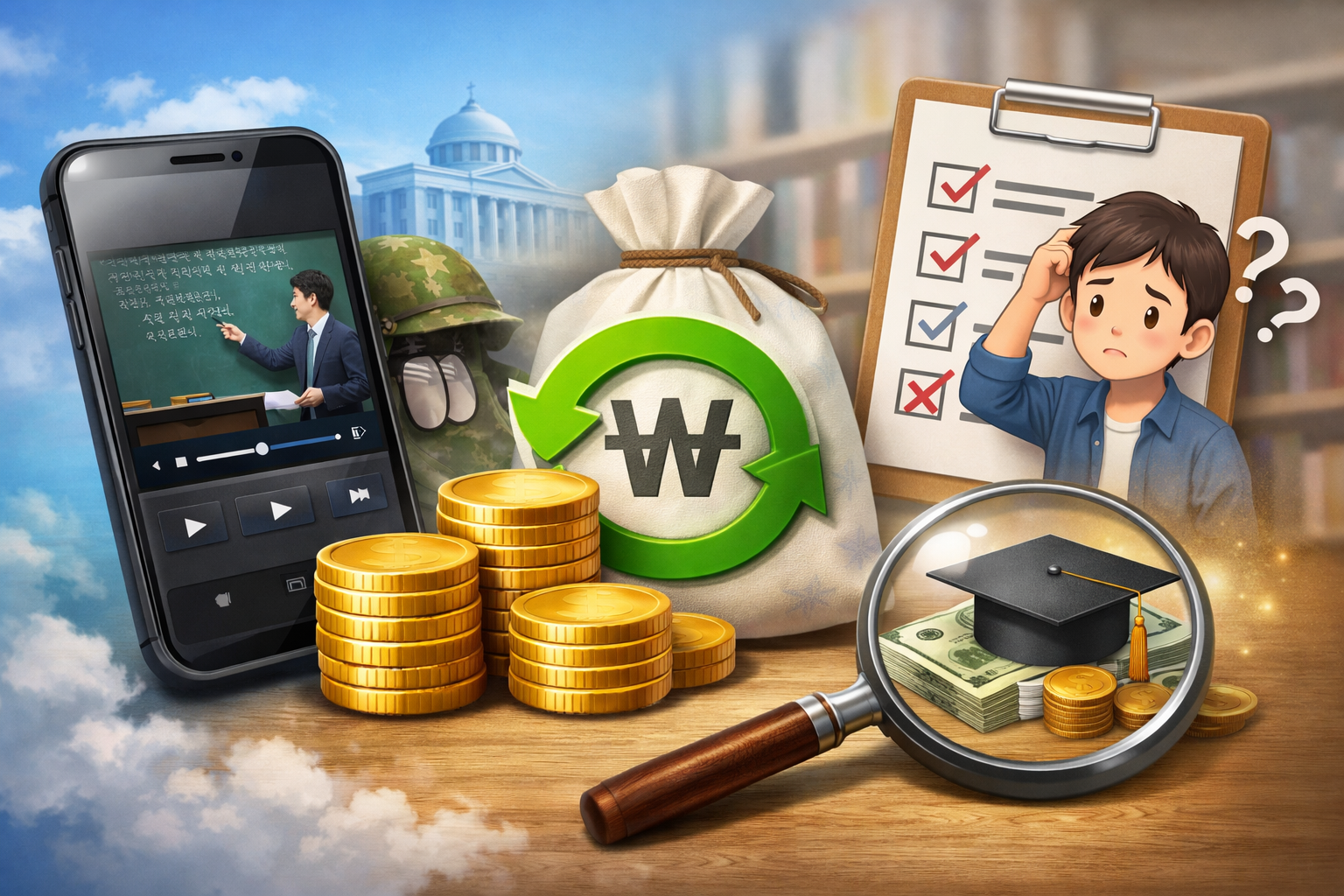 와우에듀 어플 환불 후기 총정리｜설치방법부터 다운로드 오류까지 관련 사진