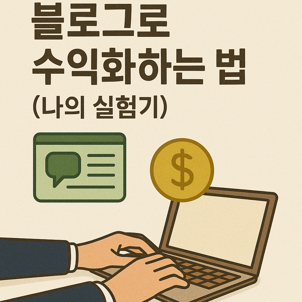 블로그로 수익화하는 법 (나의 실험기)
