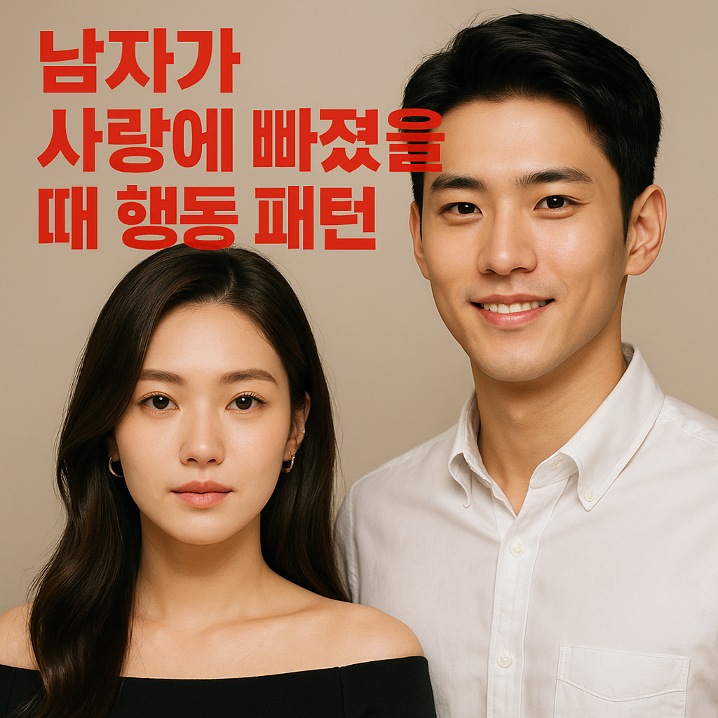 남자가 사랑에 빠졌을 때 하는 행동 패턴