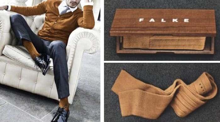 Falke의비쿠냐울양말