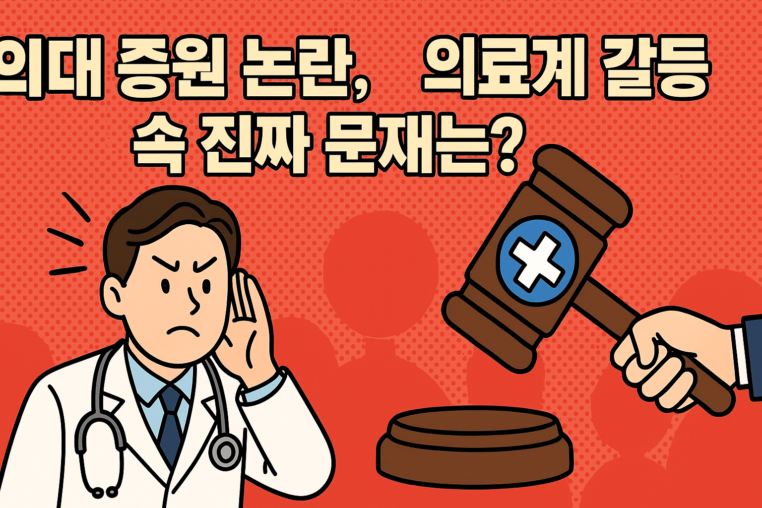 의대 증원 논란, 의료계 갈등 속 진짜 문제는?