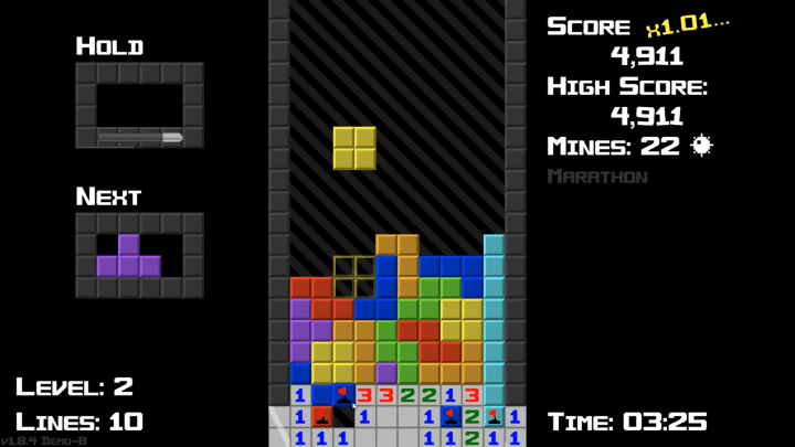 지뢰로-추정되는-칸에-깃발을-표시하는-화면