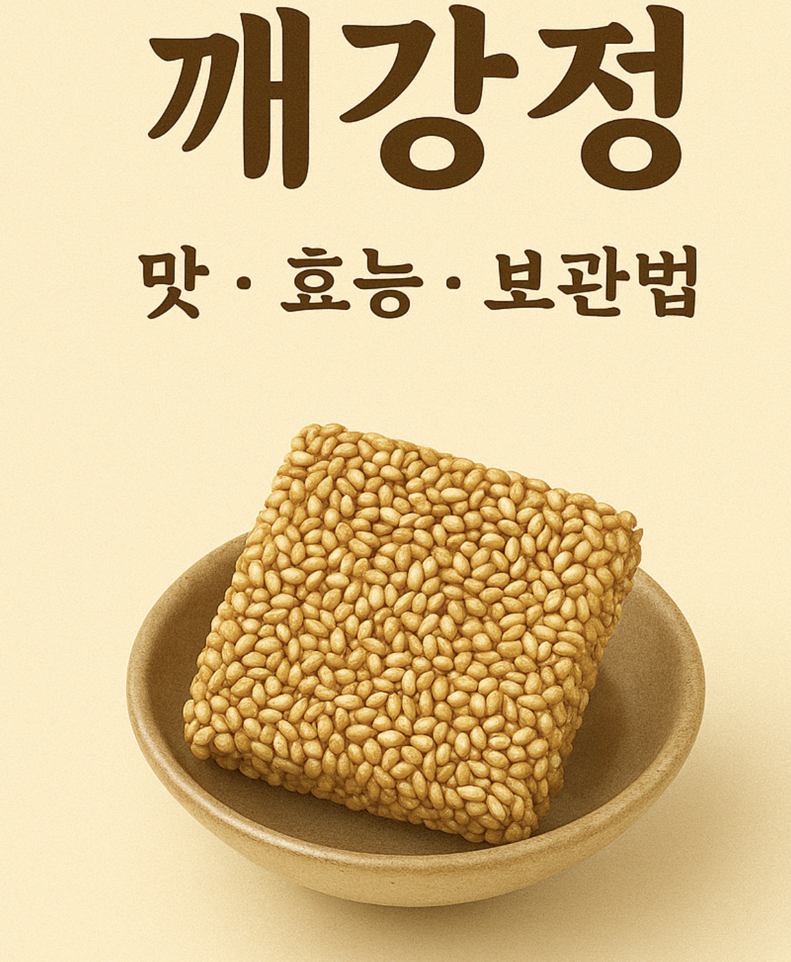 깨강정