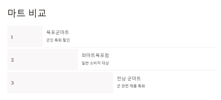 목포군마트
