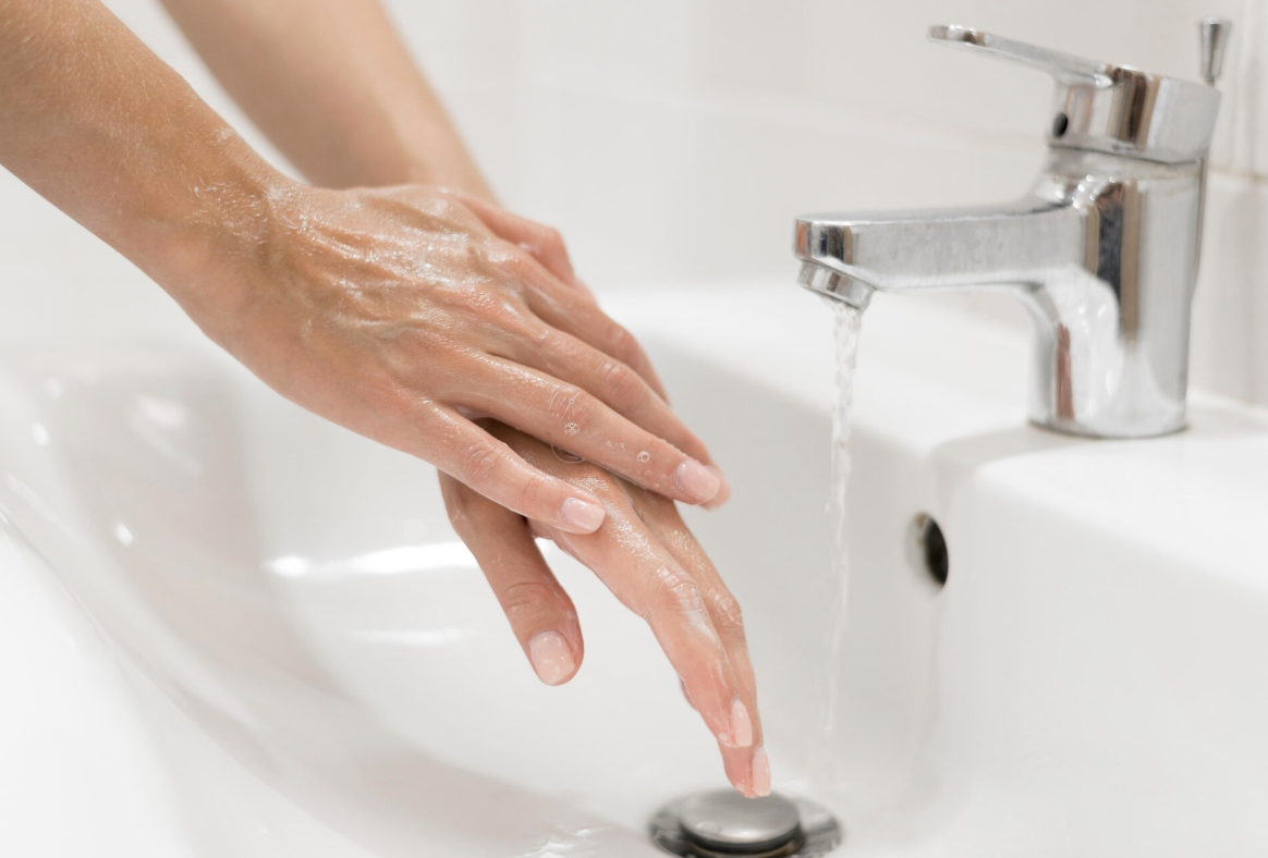 손 씻기 단계와 세균 제거 효과