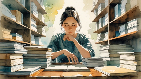 당신은 정말 많은 걸 생각하고, 준비하고, 정리해온 사람입니다에 관한 그림