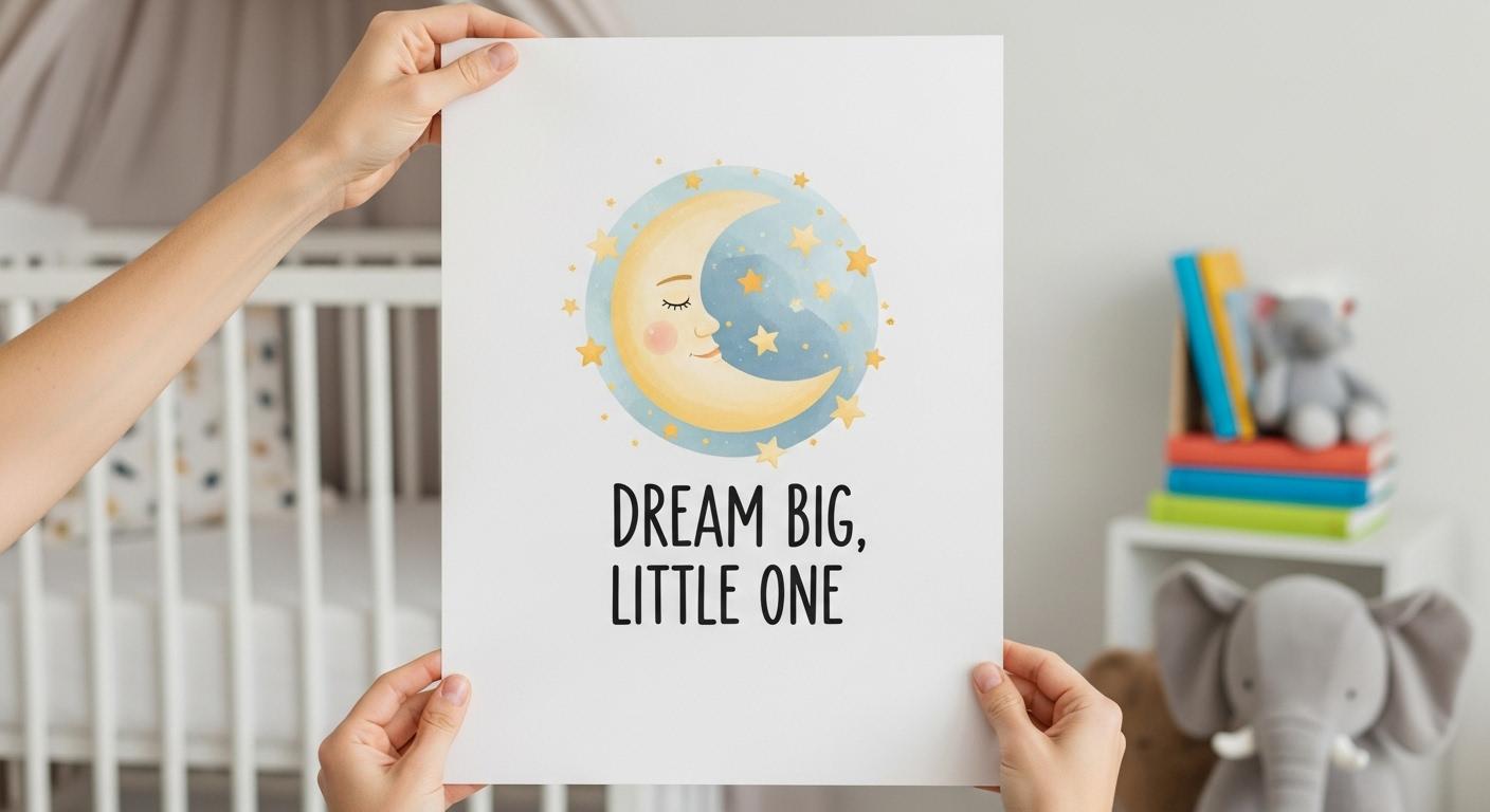 아기방 포스터 제작