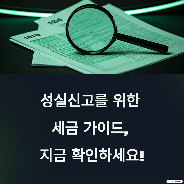 성실신고 사전안내