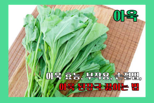 아욱 효능&#44; 부작용&#44; 고르는 법&#44; 손질법&#44; 보관법&#44; 아욱된장국끓이는법