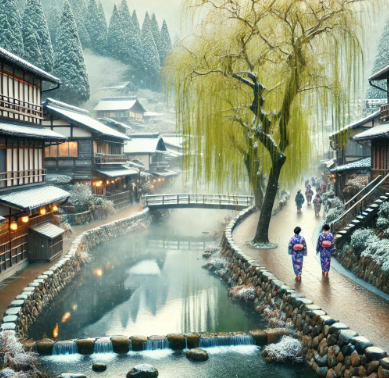 일본 온천여행지
