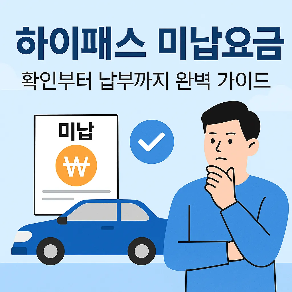 하이패스 미납요금 확인부터 납부까지 완벽 가이드