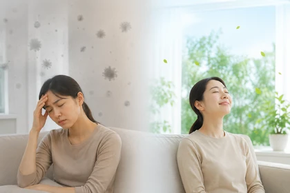 실내공기 상태와 생활 피로감 관계7