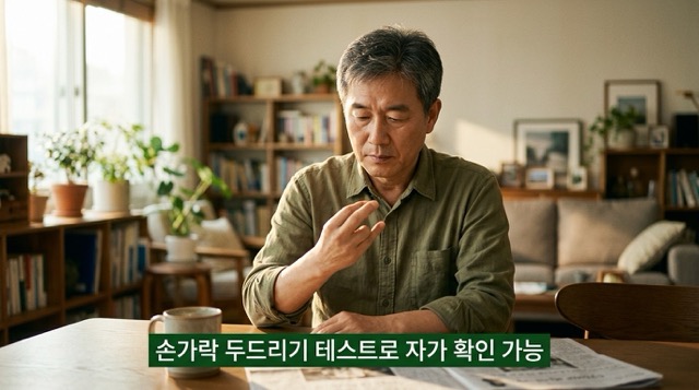 파킨슨병 자가진단 손가락 테스트