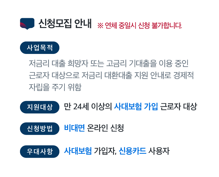 대한민국 서민을 위한, 서민을 위해 정책자금 안내 알아보기