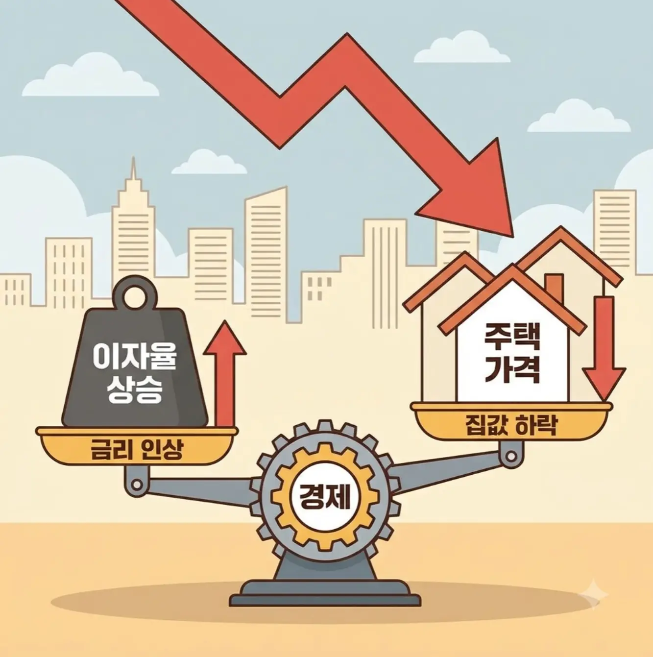금리가 오르면 집값