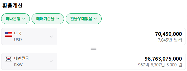 EWC 2025 총상금 1,000억 규모 환율 계산