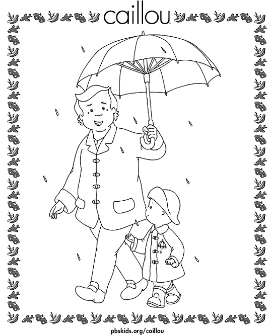 까이유 색칠도안